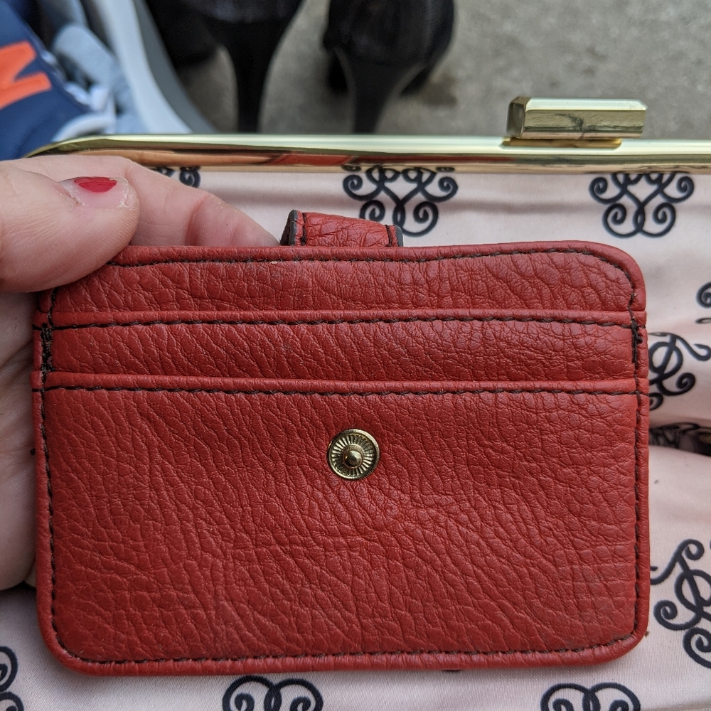 Jessica Simpson Burnt Orange Clutch Wallet - Picture 8 of 8